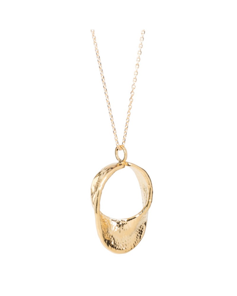 Collier doré 24k Fossile Bijoux Margidarika