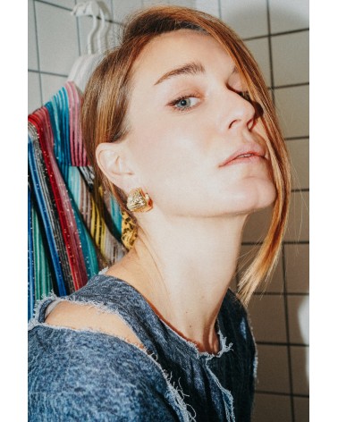 Boucles d'oreilles Gina Margidarika Bijoux.