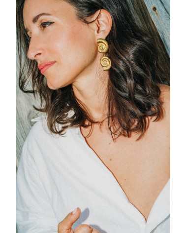 Boucles d'oreilles Ondine Margidarika Bijoux.
