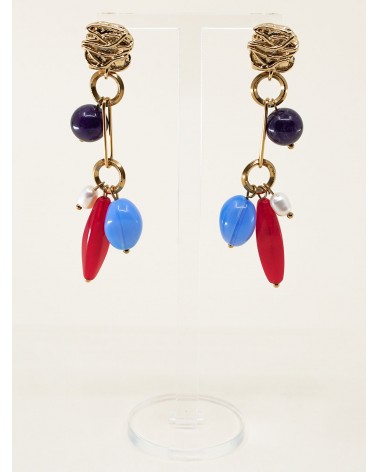 Bahia Boucles d'oreilles Améthyste  Margidarika Bijoux