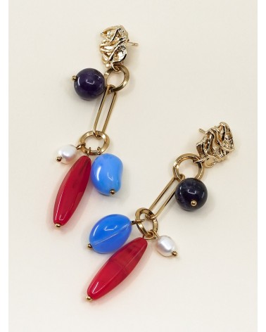 Bahia Boucles d'oreilles Améthyste  Margidarika Bijoux