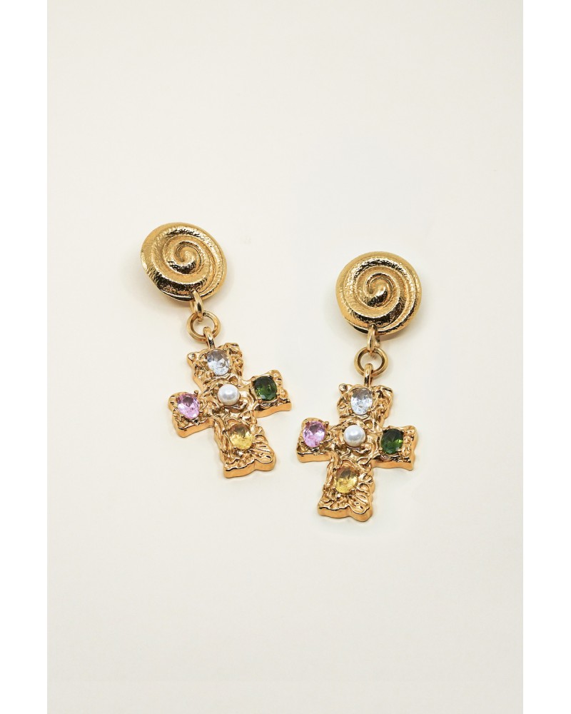 Madone Boucles d'oreilles Margidarika Bijoux.
