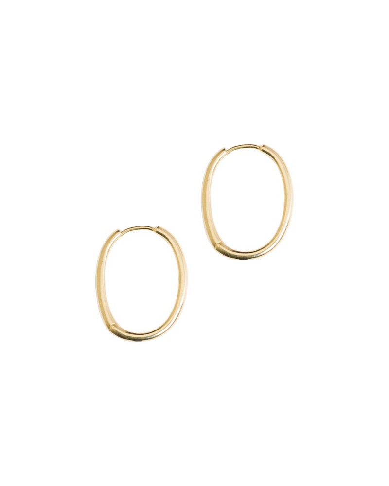 Boucles d'oreilles dorées 24k Denise Bijoux Margidarika