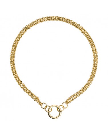 Collier dorées 24k Coco Bijoux Margidarika