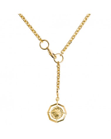 Collier doré 24k Charm Bijoux Sidonie Margidarika