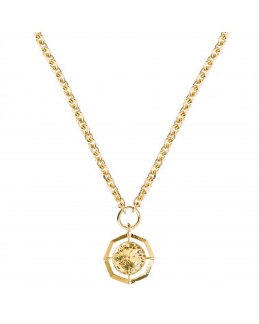 Collier doré 24k Sidonie Bijoux Margidarika